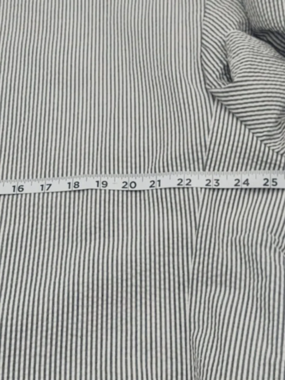 Vinci Seersucker Blazer Gray Striped Cotton 52S Preppy Old Money Wedding Summer